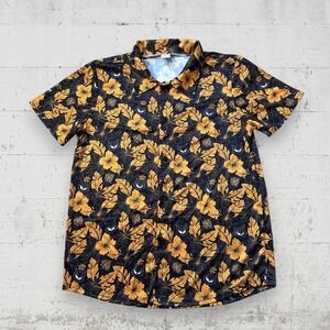 Kennesaw State University Men's Size XL Hawaiian AOP Shirt KSU Owls